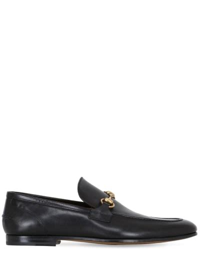 luisaviaroma gucci men|Jordaan horsebit leather loafers .